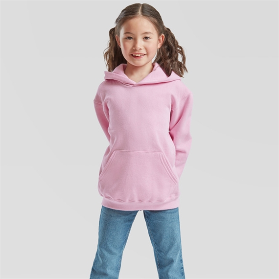 Fruit of the Loom - Sweatshirt med hætte - Classic - uden snore