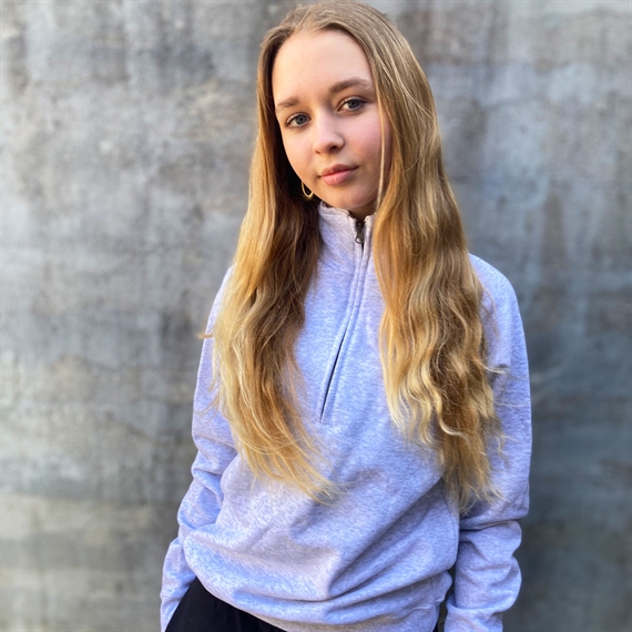 Fruit of the Loom - Sweatshirt med zip-neck - Classic
