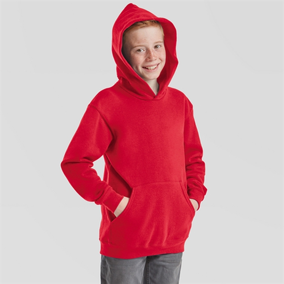 Fruit of the Loom - Sweatshirt med hætte - Classic - uden snore