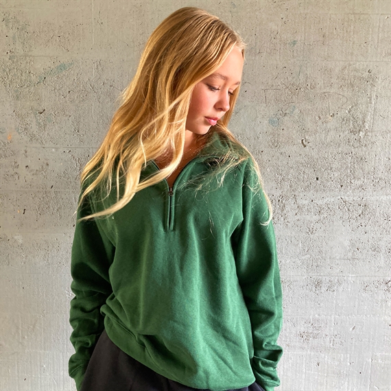 Fruit of the Loom - Sweatshirt med zip-neck - Classic