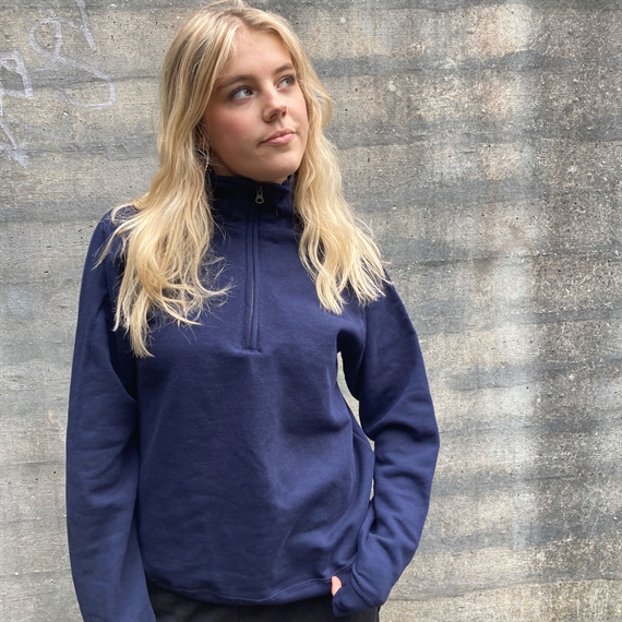 Fruit of the Loom - Sweatshirt med zip-neck - Classic