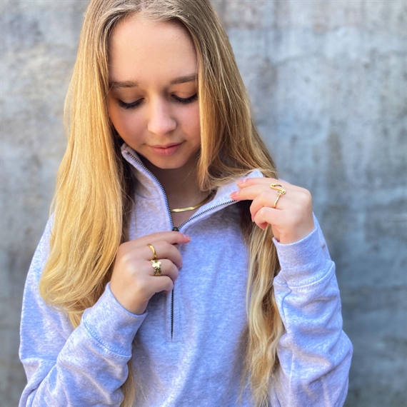 Fruit of the Loom - Sweatshirt med zip-neck - Classic
